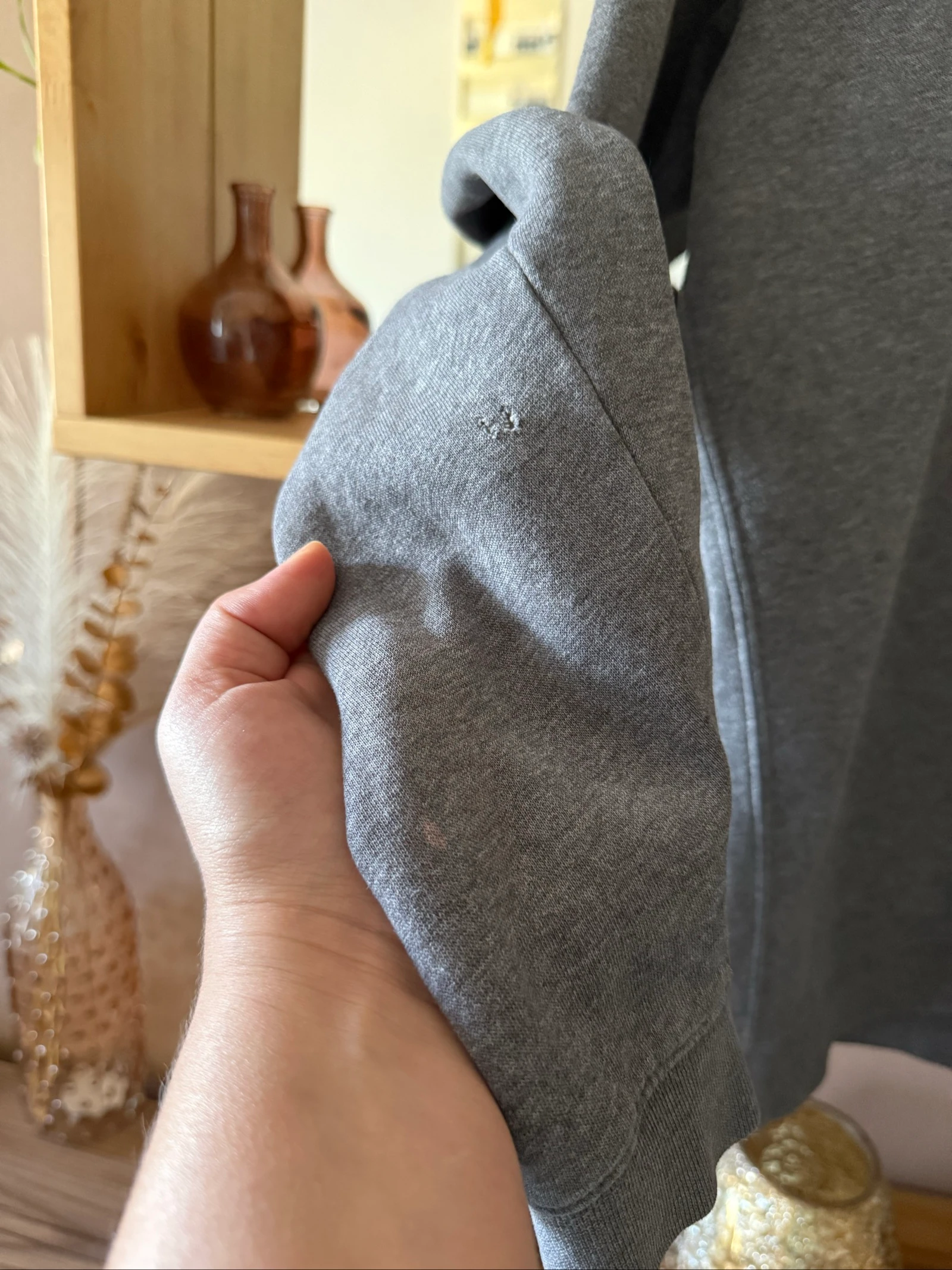 Sweat Nike vintage homme L gris – Logo brodé – Bon état – photo 9